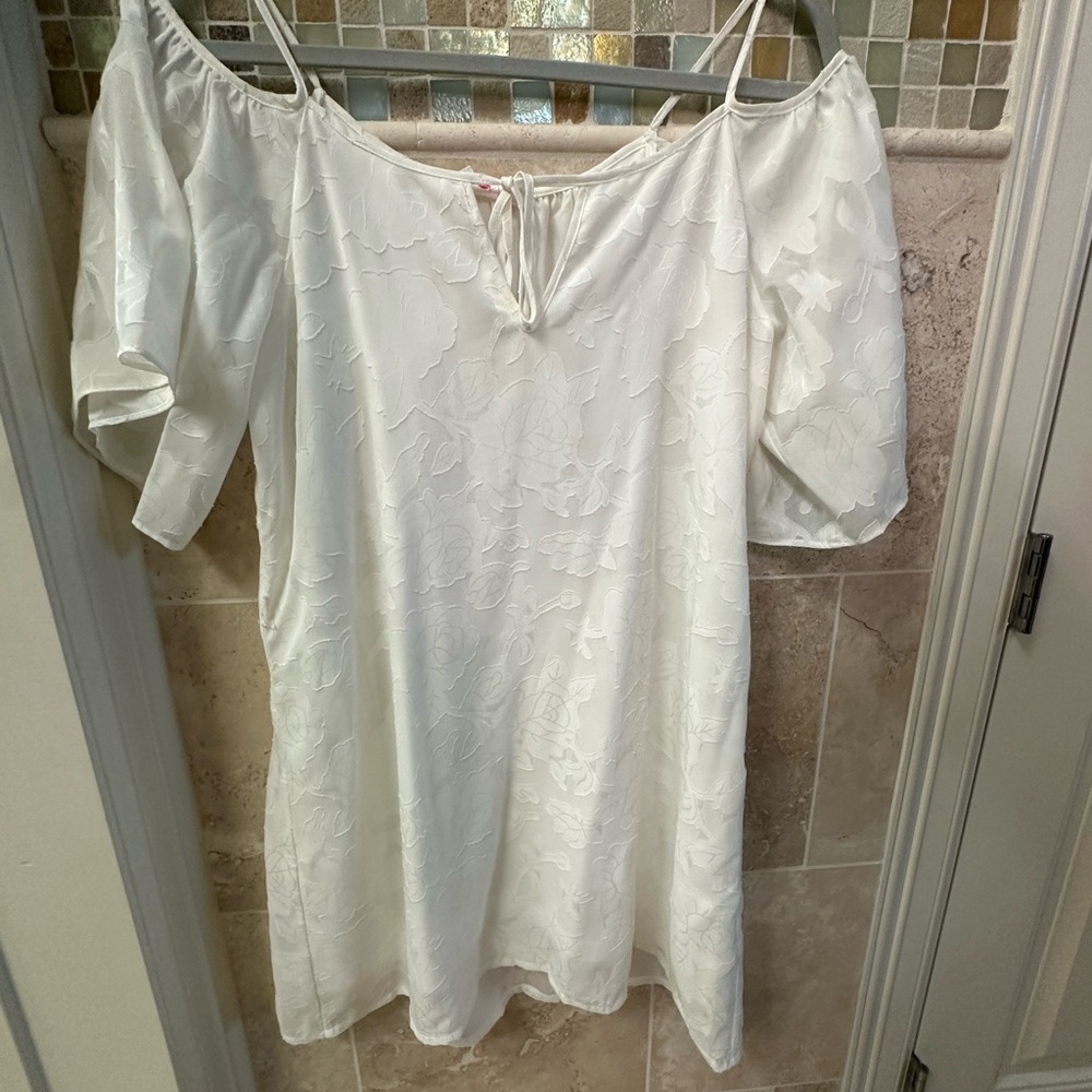 White BEAUTIFUL mini dress size small
